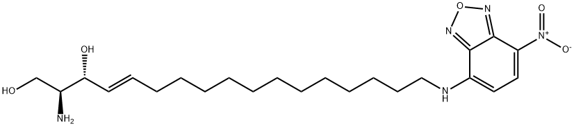 omega(7-nitro-2-1,3-benzoxadiazol-4-yl)(2S,3R,4E)-2-aminooctadec-4-ene-1,3-diol