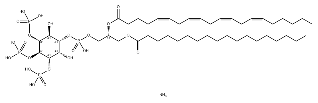 1-stearoyl-2-arachidonoyl-sn-glycero-3-phospho-(1'-myo-inositol-3',4',5'-trisphosphate) (ammonium salt)