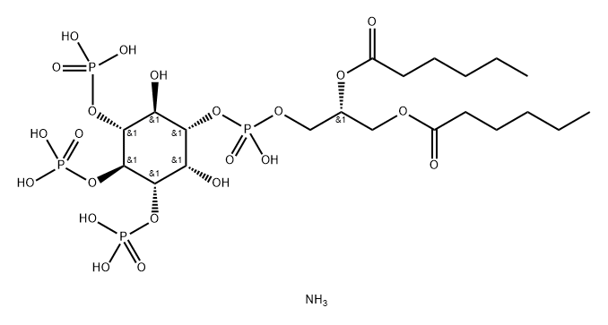 1,2-dihexanoyl-sn-glycero-3-phospho-(1'-myo-inositol-3',4',5'-trisphosphate) (ammonium salt)