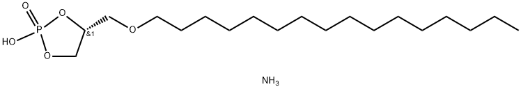 1-O-hexadecyl-sn-glycero-2,3-cyclic-phosphate (ammonium salt)