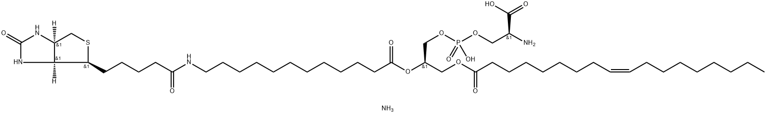 1-oleoyl-2-(12-biotinyl(aminododecanoyl))-sn-glycero-3-phospho-L-serine (ammonium salt)