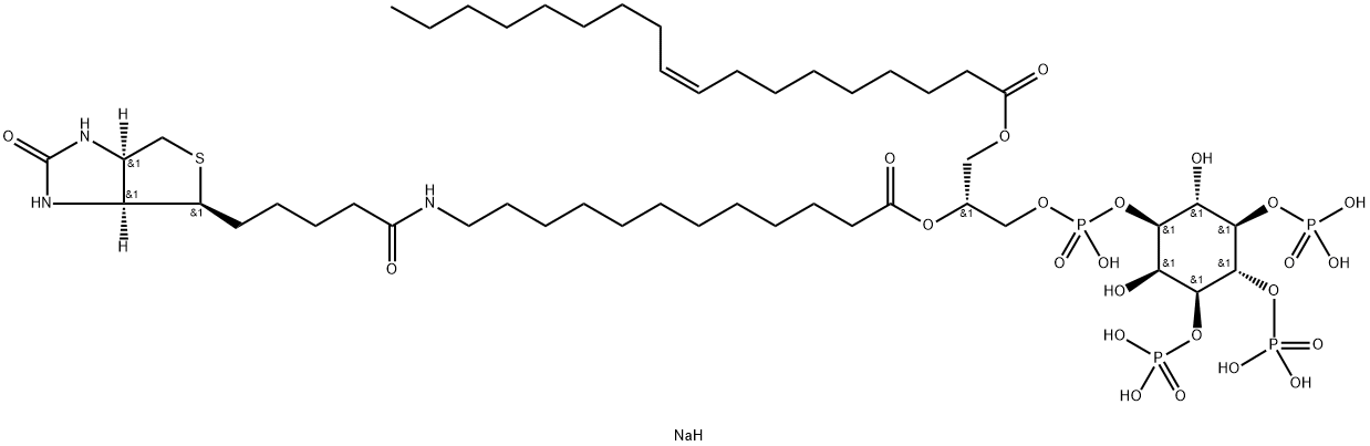 1-oleoyl-2-[12-biotinyl(aminododecanoyl)]-sn-glycero-3-phosphoinositol-3,4,5-trisphosphate (sodium salt)