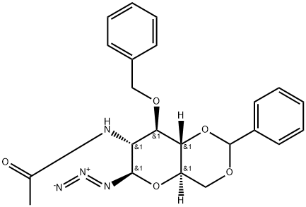 2-Acetamido-3-O-benzyl-4,6-O-benzylidene-2-deoxy-β-D-glucopyranosyl Azide