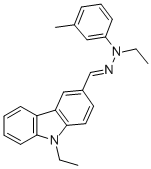 9-Ethylcarbazole-3-carboxaldehyde N-Ethyl-N-(m-tolyl)hydrazone