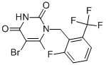 5-bromo-1-{[2-fluoro-6-(trifluoromethyl)phenyl]methyl}-6-methyl-1,2,3,4-tetrahydropyrimidine-2,4-dione
