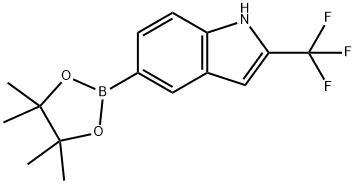 2-trifluoromethyl-5-(4,4,5,5-tetramethyl-1,3,2-dioxaborolan-2-yl)-1H-indole