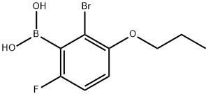 2-Bromo-6-fluoro-3-propoxyphenylboronic acid