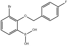 3-Bromo-2-(4'-fluorobenzyloxy)phenylboronic acid