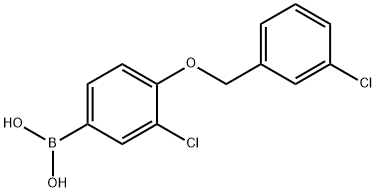 3-Chloro-4-(3'-Chlorobenzyloxy)phenylboronic acid