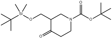 tert-Butyl 3-(((tert-butyldimethylsilyl)oxy)methyl)-4-oxopiperidine-1-carboxylate