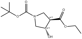 1-tert-butyl 3-ethyl trans-4-hydroxypyrrolidine-1,3-dicarboxylate