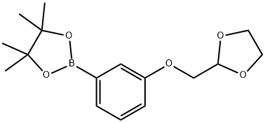 3-((1,3-Dioxolan-2-yl)methoxy)phenylboronic acid, pinacol ester