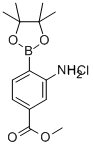 2-Amino-4-methoxycarbonylphenylboronic acid, pinacol ester, HCl