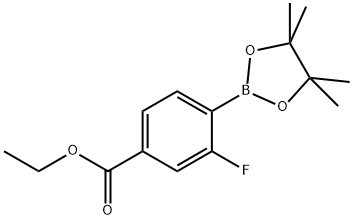 4-Ethoxycarbonyl-2-fluorophenylboronic acid, pinacol ester