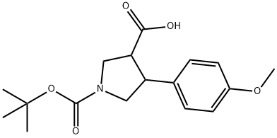 1-(tert-Butoxycarbonyl)-4-(4-methoxyphenyl)pyrrolidine-3-carboxylic acid