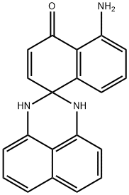 2,3-Dihydro-2-spiro-4'-[8'-aminonaphthalen-1'(4'H)-one]perimidine (contains o-form)
