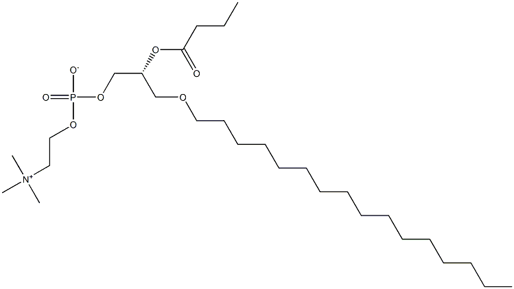 1-O-hexadecyl-2-butyryl-sn-glycero-3-phosphocholine
