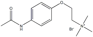 2-(4-Acetamidophenoxy)-N,N,N-trimethylethanaminium bromide