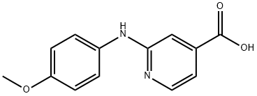 2-((4-Methoxyphenyl)amino)isonicotinic acid