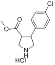 methyl (3S,4R)-4-(4-chlorophenyl)pyrrolidine-3-carboxylate hydrochloride