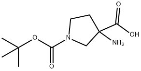 3-amino-1-[(tert-butoxy)carbonyl]pyrrolidine-3-carboxylic acid