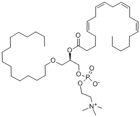 1-O-hexadecyl-2-arachidonoyl-sn-glycero-3-phosphocholine