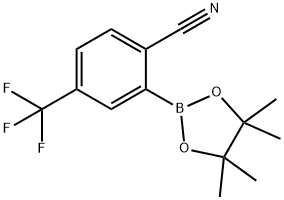 2-Cyano-5-(trifluoromethyl)phenylboronic acid, pinacol ester