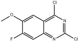 2,4-dichloro-7-fluoro-6-methoxyquinazoline