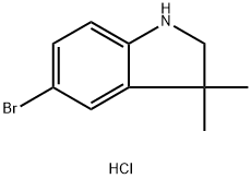 5‐bromo‐3,3‐dimethyl‐2,3‐dihydro‐1h‐indole hydrochloride