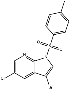 3-bromo-5-chloro-1-(4-methylbenzenesulfonyl)-1H-pyrrolo[2,3-b]pyridine