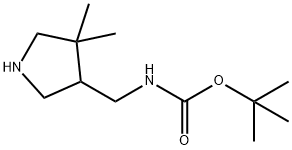 tert-butyl N-[(4,4-dimethylpyrrolidin-3-yl)methyl]carbamate