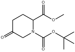 1-​tert-​Butyl 2-​methyl 5-​oxopiperidine-​1,​2-​dicarboxylate