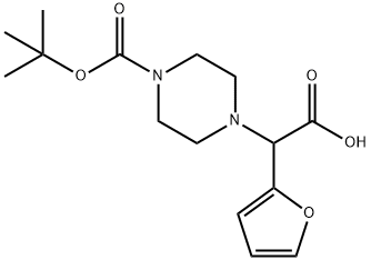 2-(4-(tert-Butoxycarbonyl)piperazin-1-yl)-2-(furan-2-yl)acetic acid