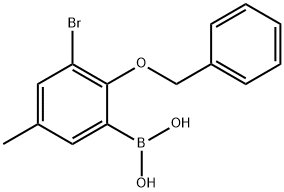 2-Benzyloxy-3-bromo-5-methylphenylboronic acid(contains varying amounts of Anhydride)
