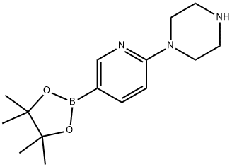 2-Piperazinopyridine-5-boronic acid, pinacol ester