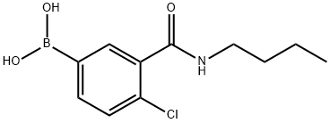 4-Chloro-3-(n-butylaminocarbonyl)phenylboronic acid