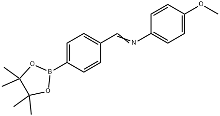 4-((4-Methoxyphenylimino)methyl)phenylboronic acid pinacol ester