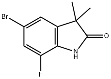 5-bromo-7-fluoro-3,3-dimethyl-2,3-dihydro-1H-indol-2-one