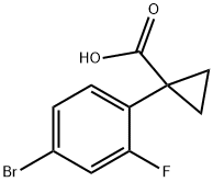 1-(4-Bromo-2-fluorophenyl)cyclopropane-1-carboxylic acid
