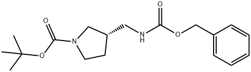 tert-butyl (3S)-3-({[(benzyloxy)carbonyl]amino}methyl)pyrrolidine-1-carboxylate
