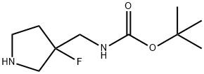tert-butyl N-[(3-fluoropyrrolidin-3-yl)methyl]carbamate