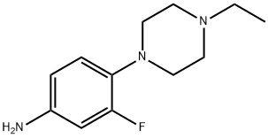 4-(4-ethyl-1-piperazinyl)-3-fluoro-benzenamine
