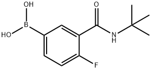 3-tert-Butylcarbamoyl-4-fluorobenzeneboronic acid(contains varying amounts of Anhydride)