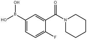 4-Fluoro-3-(piperidine-1-carbonyl)phenylboronic acid