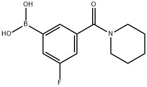 3-Fluoro-5-(piperidine-1-carbonyl)phenylboronic acid
