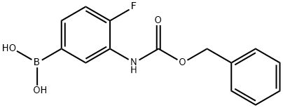 3-(Benzyloxycarbonylamino)-4-fluorophenylboronic acid