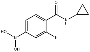N-Cyclopropyl 4-borono-2-fluorobenzamide
