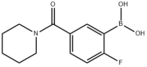2-Fluoro-5-(piperidine-1-carbonyl)phenylboronic acid