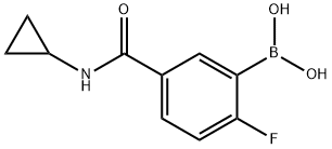 5-(Cyclopropylcarbamoyl)-2-fluorophenylboronic acid