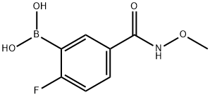 N-Methoxy 3-borono-4-fluorobenzamide